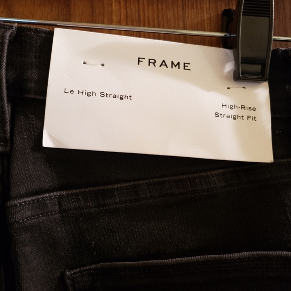 Black studded Frame jeans - Picture 3 of 6